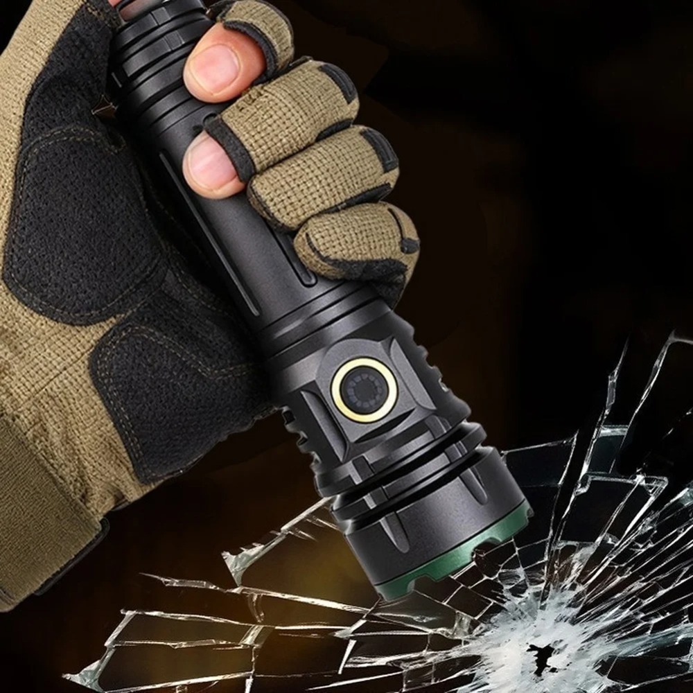 Senter Led Super Terang 2000LM - Tactical Flashlight Rechargeable ulasan dan harga