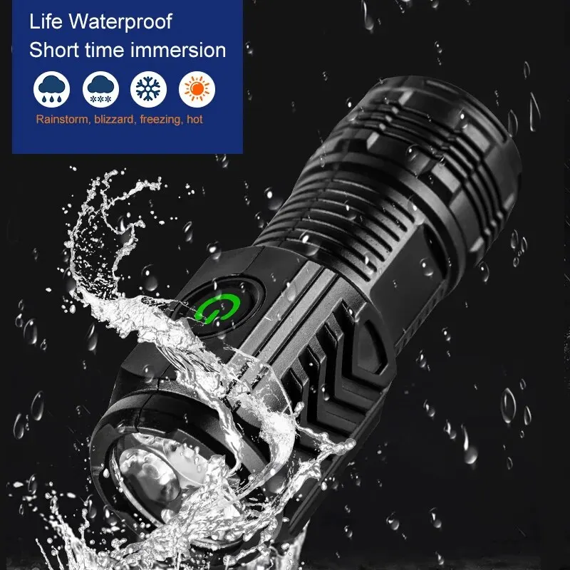 Senter LED Mini Portabel, Sent - Tactical Flashlight Rechargeable ulasan dan harga