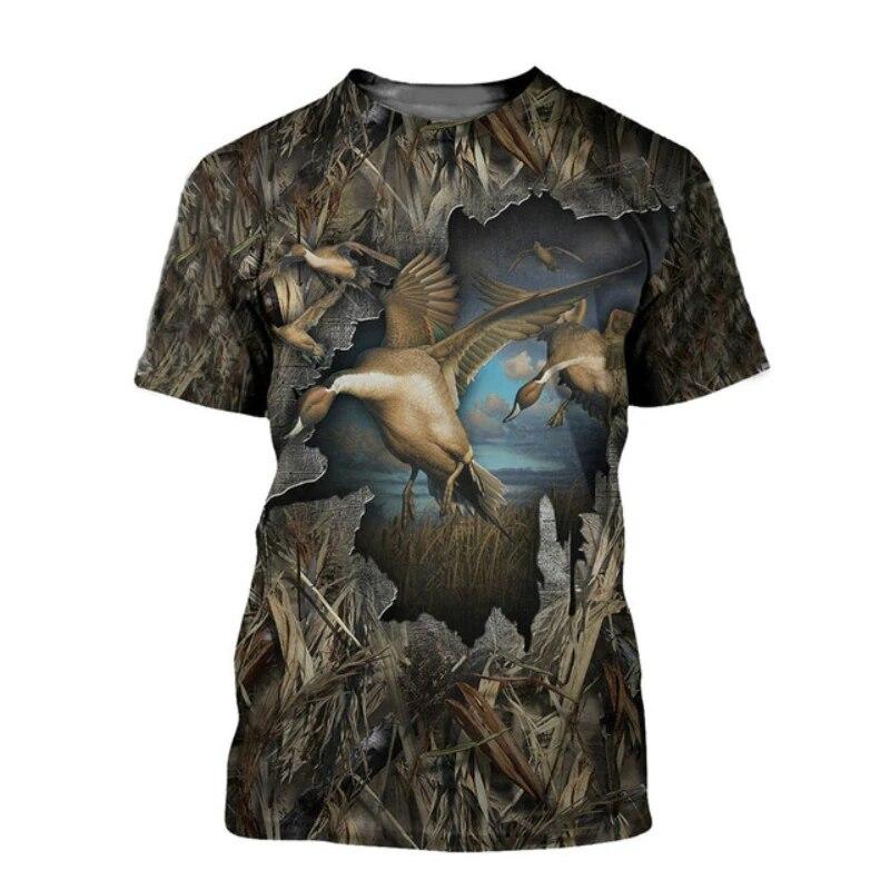Kaos Pria Motif Camo Berburu B - Outdoor Hunting Graphic Tees ulasan dan harga