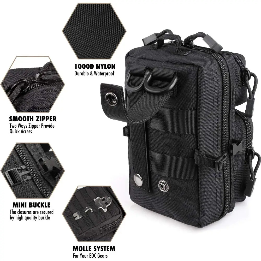 Kantong Utilitas Mini Molle, K - Outdoor Hunting Gear Storage ulasan dan harga