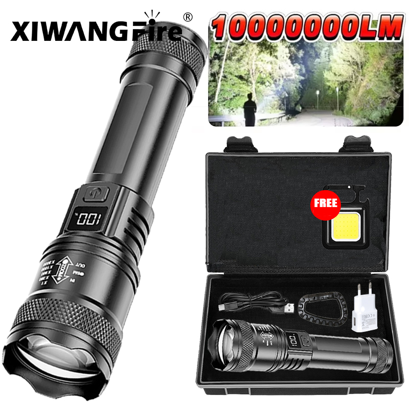 Senter LED Ultra Terang 2000LM - Tactical Flashlight Rechargeable ulasan dan harga