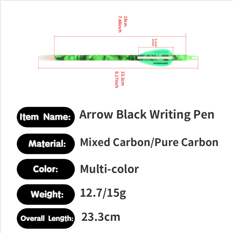 Pena Bentuk Panah Hadiah Unik  - Arrow Carbon Shaft ulasan dan harga