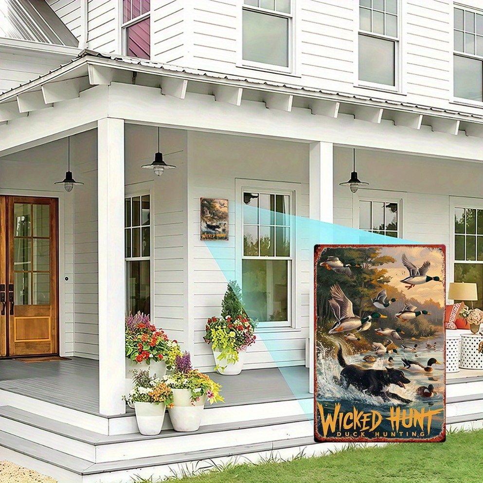 Seni Dinding Logam 2D Vintage  - Wildman Hunting & Outdoor Polokwane ulasan dan harga