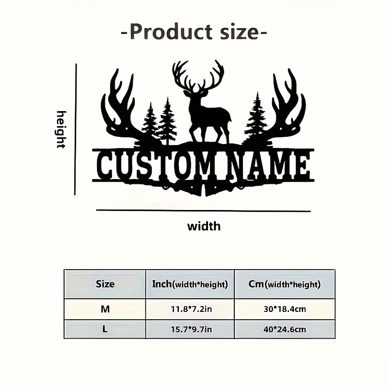 Seni Dinding Logam Tanduk Rusa - Hunting Outdoor Christmas Decorations ulasan dan harga