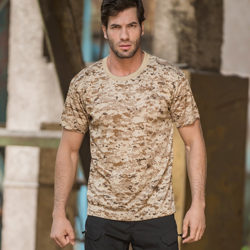 Kaos Olahraga Pria Outdoor 3D  - Outdoor Hunting T Shirts ulasan dan harga