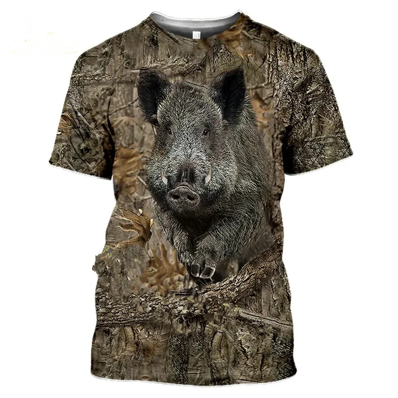 Kaos 3D Motif Kamuflase Babi H - Wildman Hunting & Outdoor Polokwane ulasan dan harga
