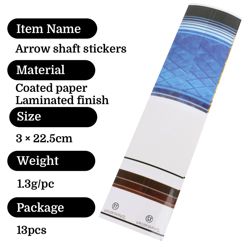 13 Buah Stiker Pembungkus Bata - Arrow Carbon Shaft ulasan dan harga