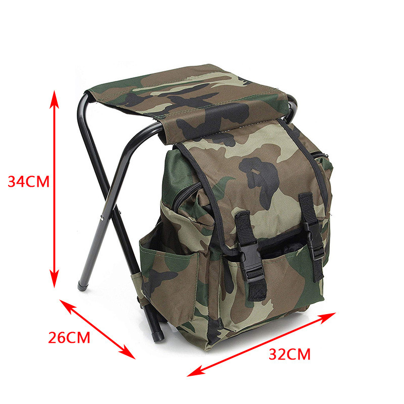 Tas Kursi Pancing Lipat 2 in 1 - Hunting And Fishing Outdoor Chairs ulasan dan harga