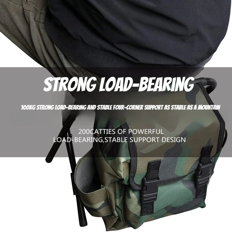 Tas Kursi Pancing Lipat 2 in 1 - Hunting And Fishing Outdoor Chairs ulasan dan harga