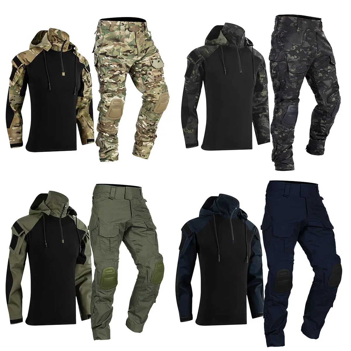 Seragam Taktis Pria Militer Ou - Outdoor Hunting Hoodie ulasan dan harga